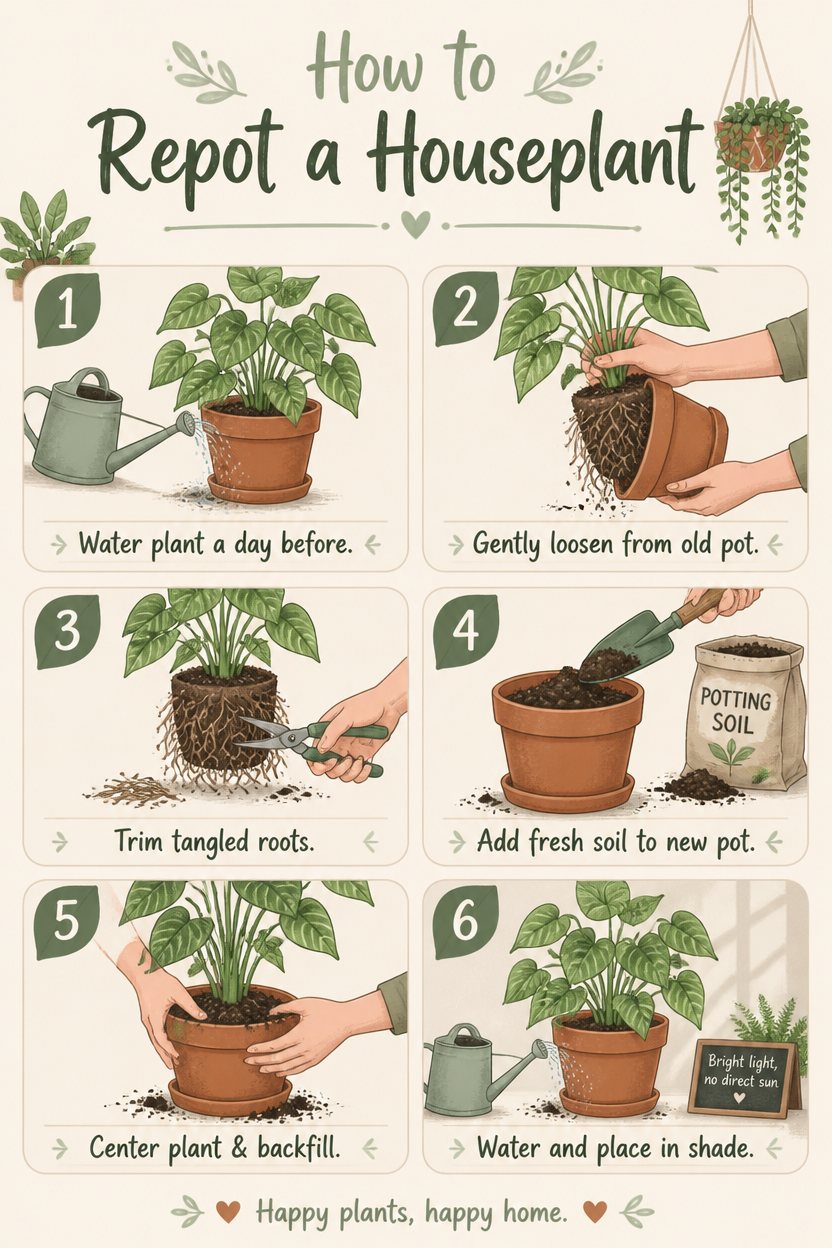 Example generated from “Design illustration · How To Repot A Houseplant — API Models · CC BY 4.0”