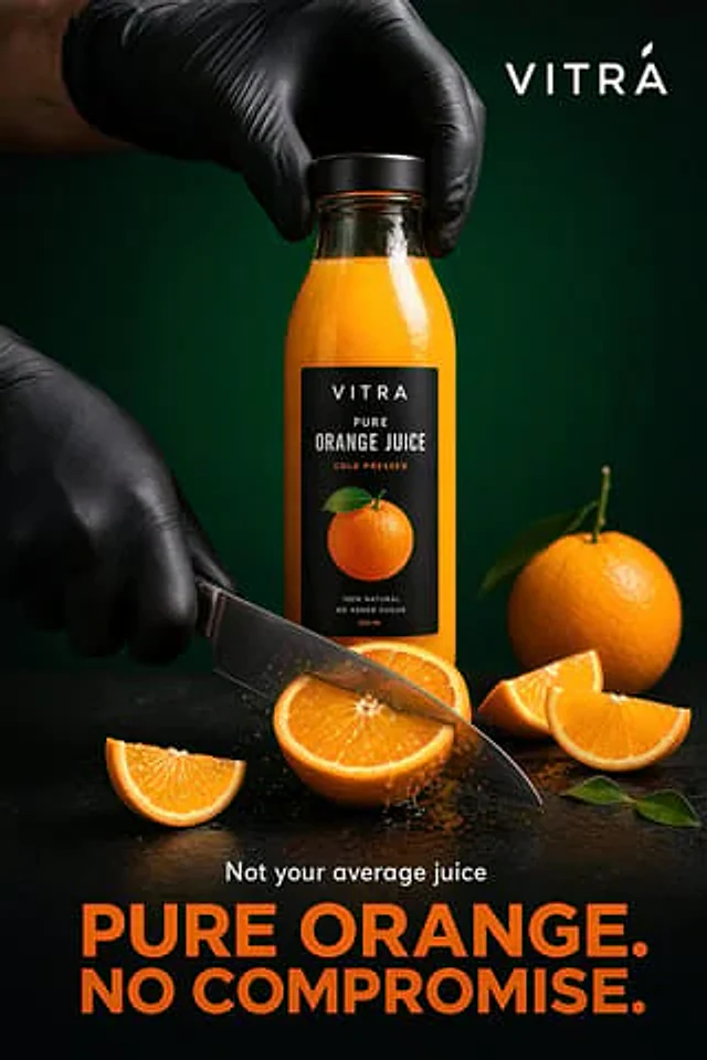 Example generated from “Premium Beverage Commercial Poster”