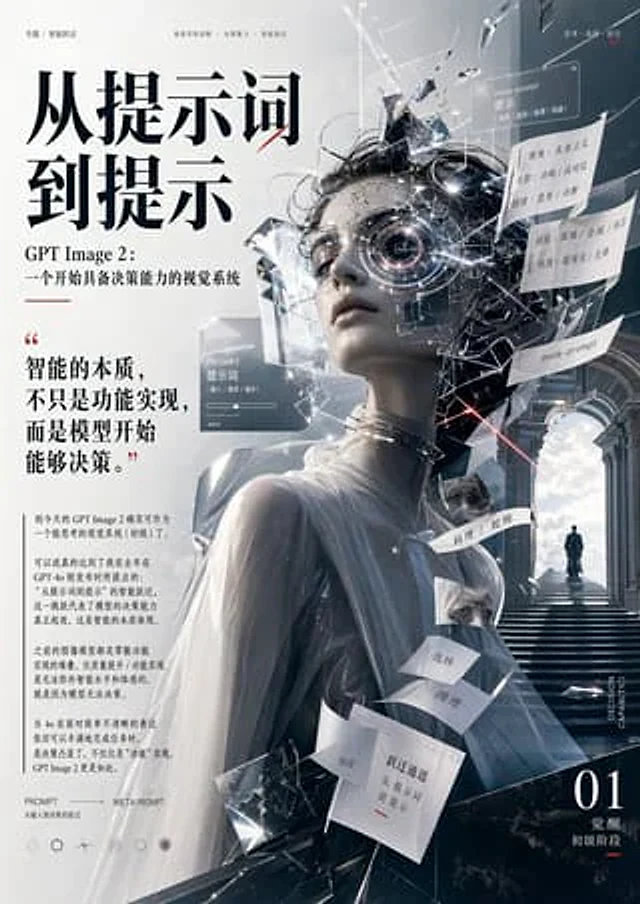 Example generated from “Futuristic AI Editorial Poster”