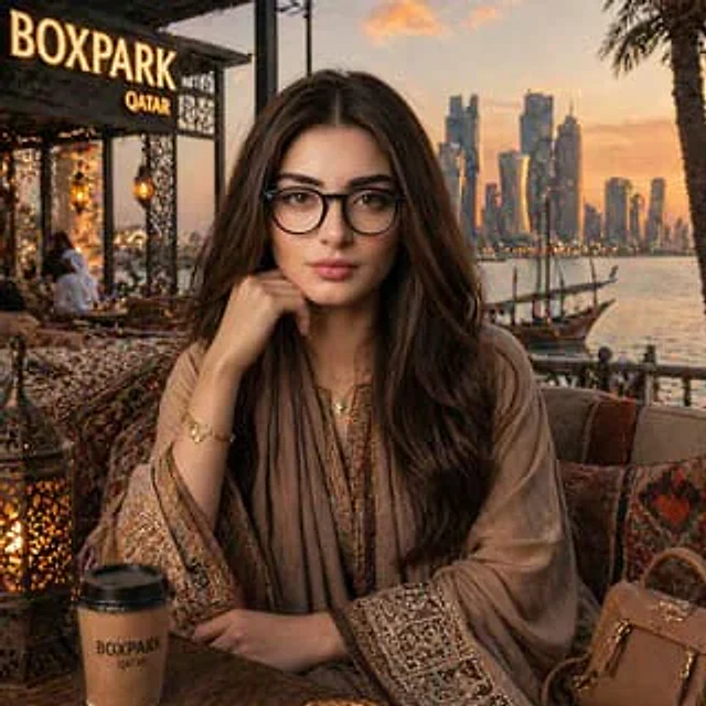 Example generated from “Doha Waterfront Portrait”