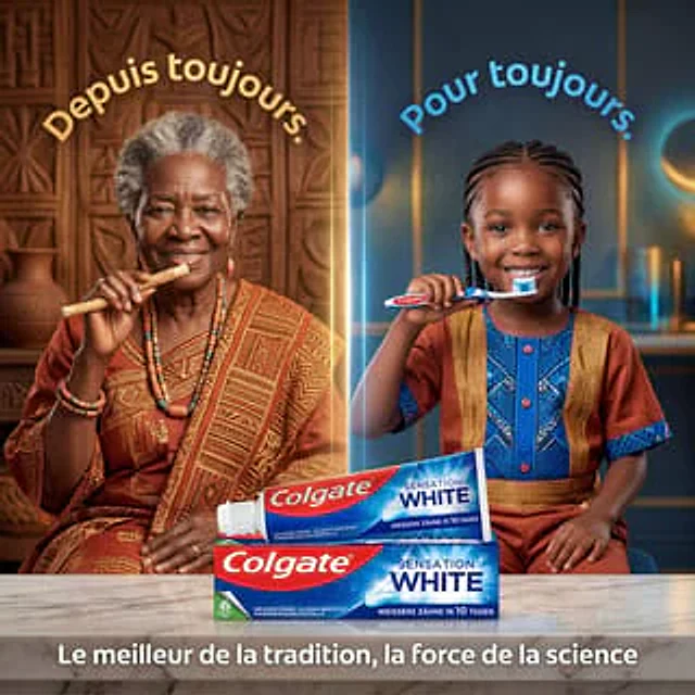Example generated from “Tradition and Science Colgate Ad”