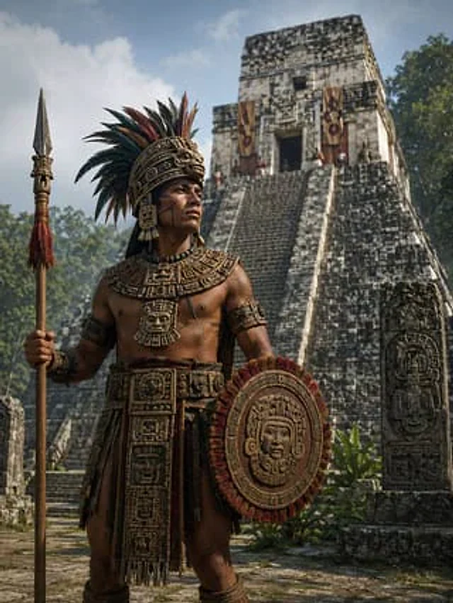 Example generated from “Cinematic Mesoamerican Warrior Portrait”
