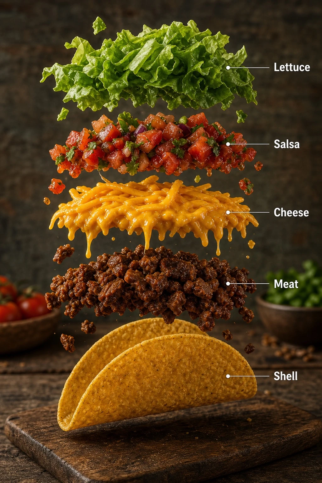 Exploded Taco Infographic — ClawLabs AI · MIT