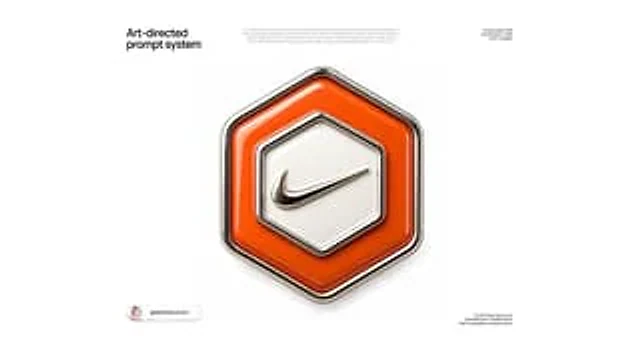 Example generated from “Glossy Brand Achievement Badge”