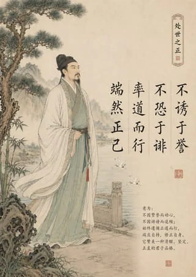 Example generated from “Traditional Chinese Gongbi Art with Quote”