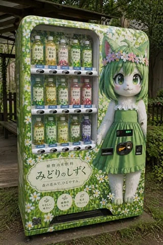 Example generated from “Custom Anime Vending Machine Design”