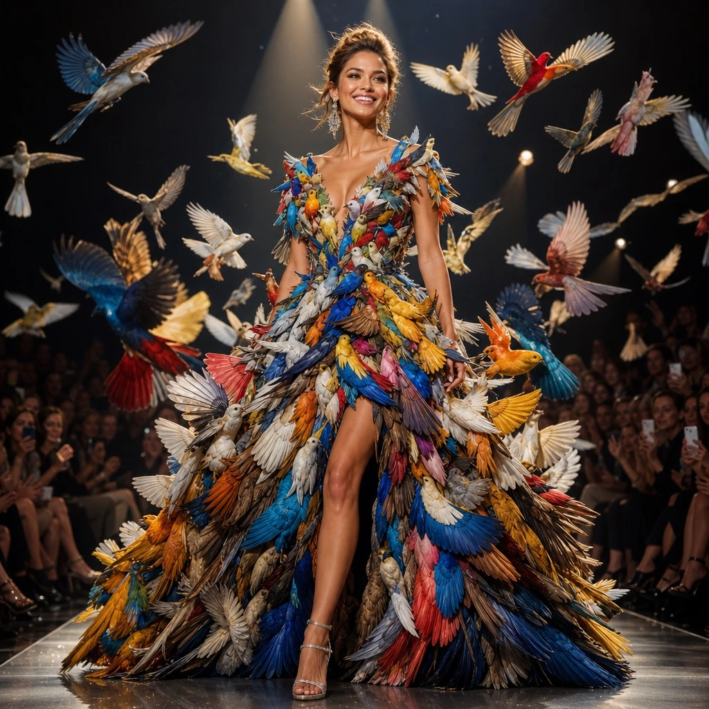 Bird Flock Couture Runway — ClawLabs AI · MIT