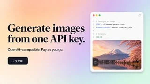 Example generated from “Web Banner — AI Image API Try Free”