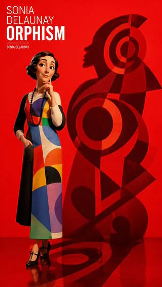 Example generated from “Sonia Delaunay Orphism Fashion Poster”