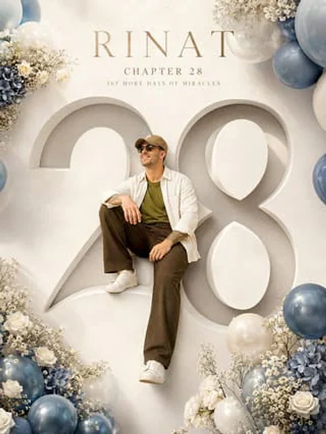 Example generated from “Luxury Birthday Milestone Poster”