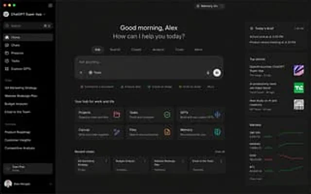 Example generated from “ChatGPT Super App Concept”