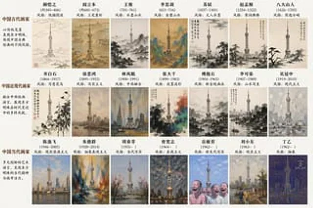 Example generated from “Historical Artist Style Landmark”