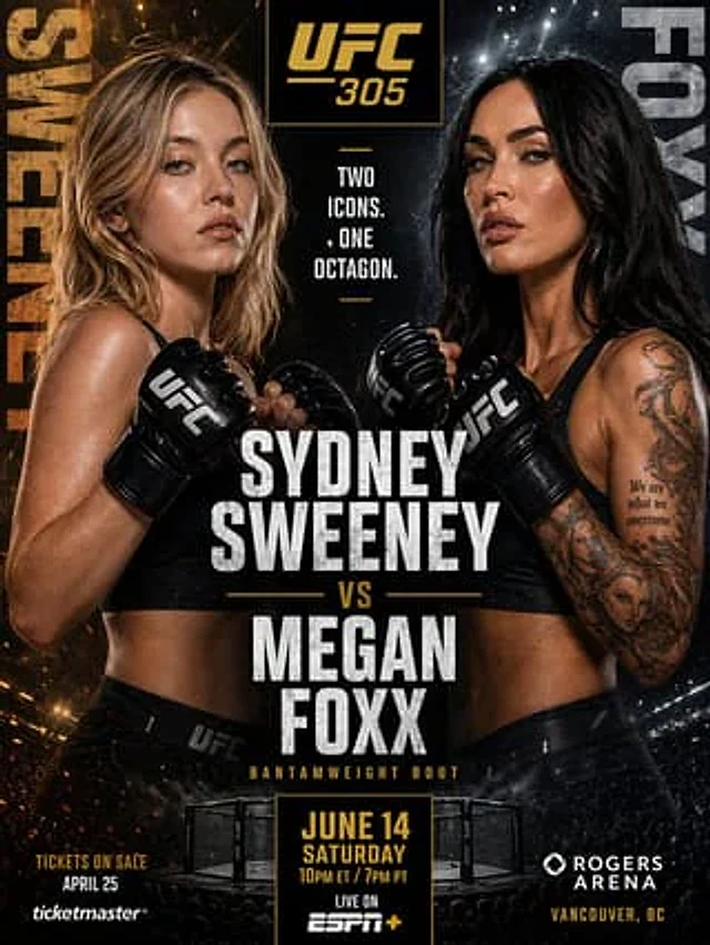 Example generated from “UFC-Style Women's Fight Poster”