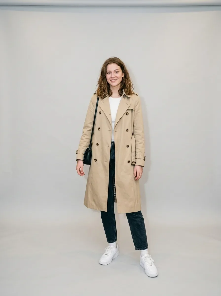 Clean Studio Backdrop for Model Shots (reference photo required)