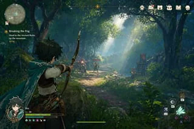Example generated from “Anime open-world adventure HUD”