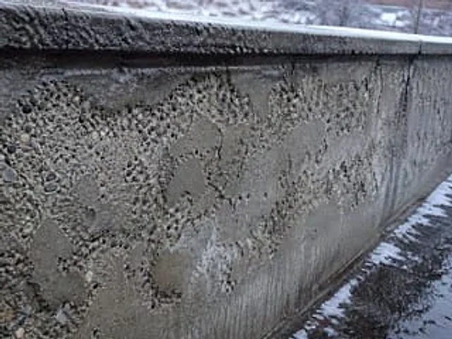 Example generated from “Winter Concrete Salt Damage Close-Up”