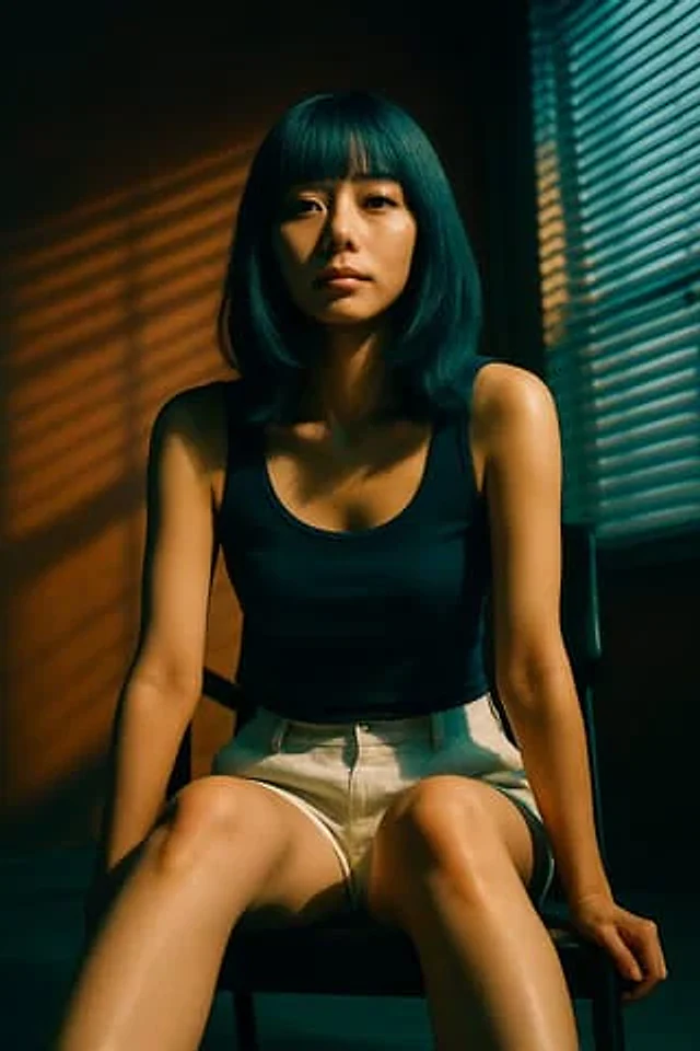 Example generated from “Cinematic Portrait with Blind Shadows”