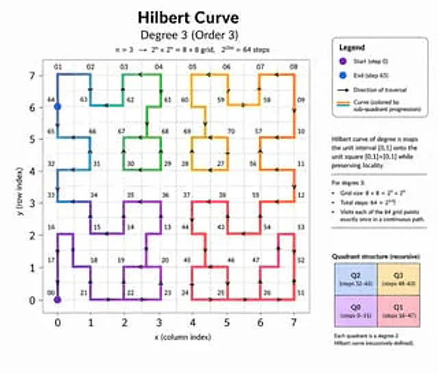 Example generated from “Hilbert Curve Infographic”