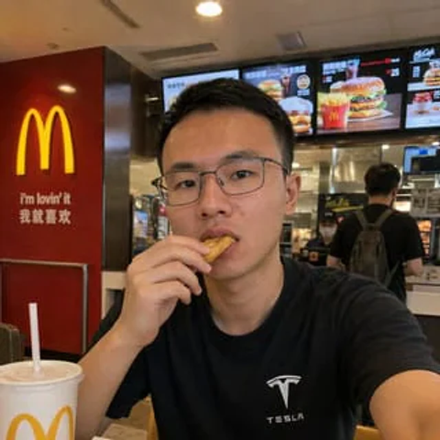 Example generated from “Realistic McDonald's Selfie Portrait”