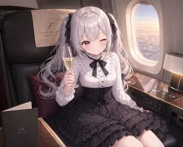 Example generated from “JAL First Class Cabin Interior”