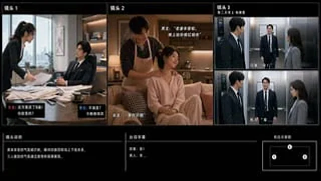 Example generated from “Chinese Drama Storyboard Sheet”