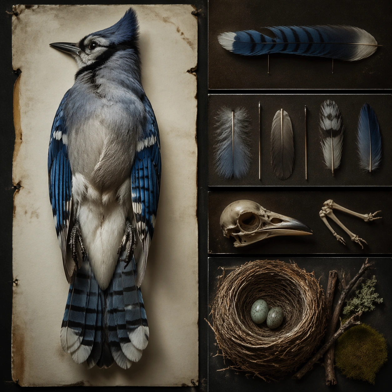 Bird Specimen Display — ChaosRealmsAI · MIT