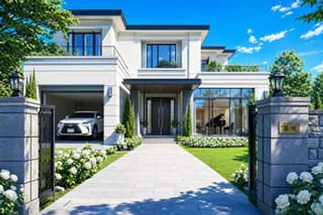 Example generated from “Modern Luxury Mansion Exterior”
