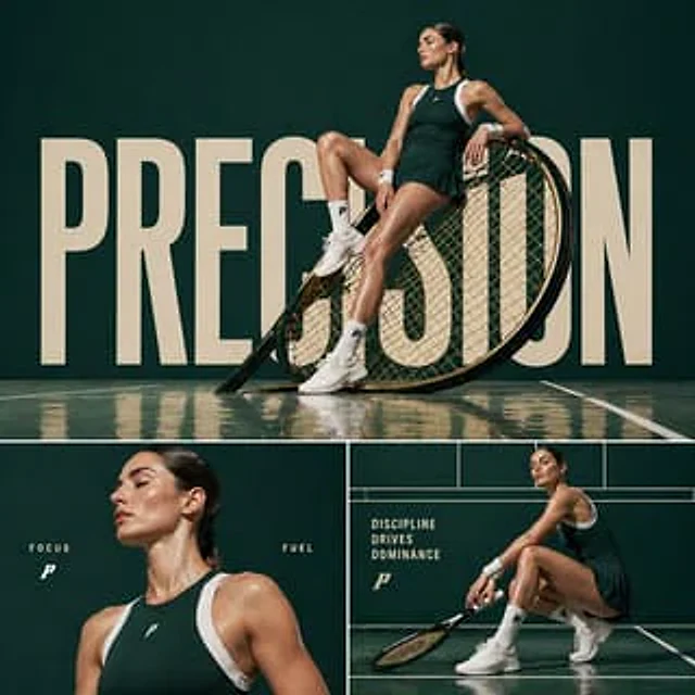 Example generated from “Cinematic sports fashion collage prompt”