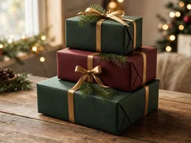 Example generated from “Holiday Gift Box Stack”