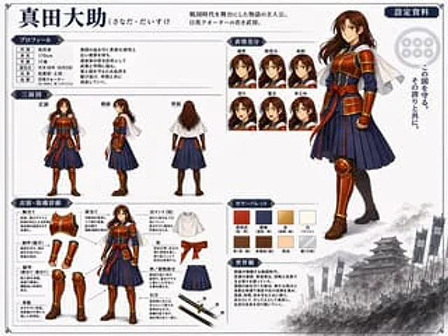 Example generated from “Anime Character Reference Sheet”