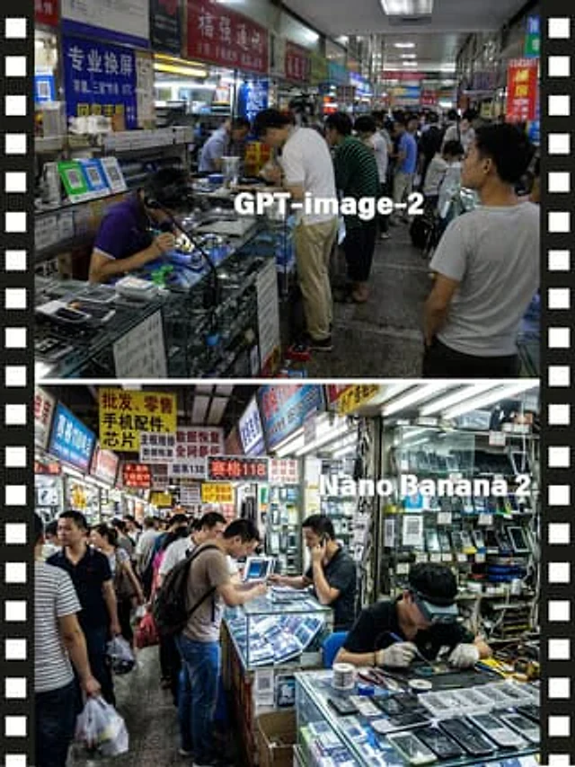 Example generated from “Split-Screen China Phone Market Comparison”