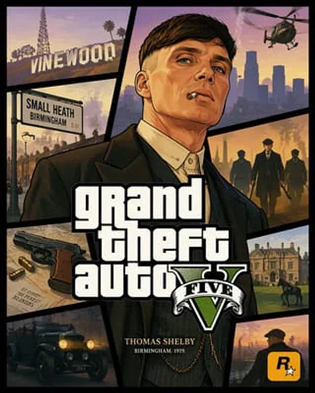 Example generated from “GTA V Style Crossover Cover Art”