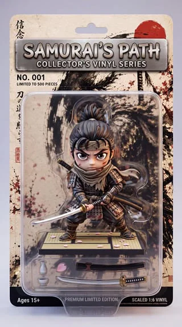 Example generated from “E-commerce Main Image - Stylized Collectible Toy Packaging”