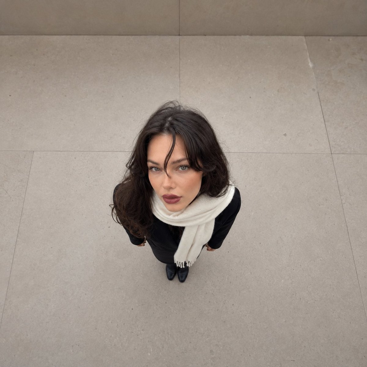 Example generated from “Giant Head Miniature Body Photo Prompt — Reference Image Required”