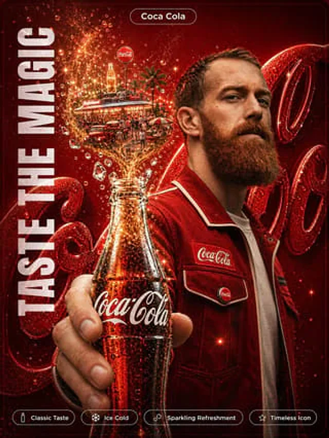 Example generated from “Coca-Cola Magic Poster”