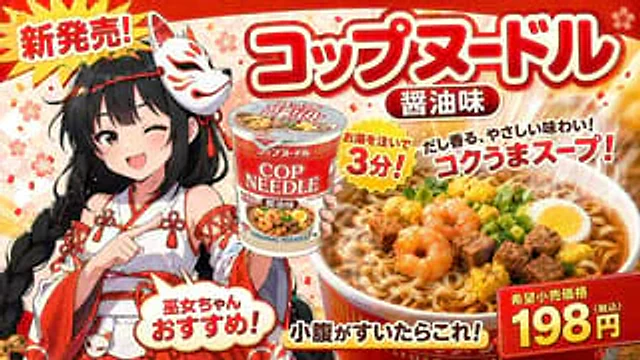 Example generated from “Anime Noodle Advertisement Banner”