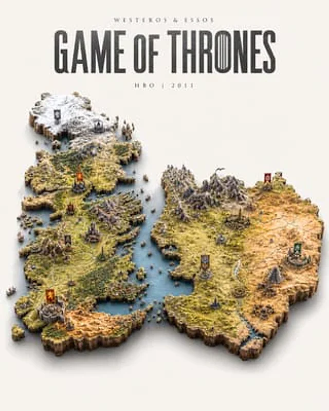 Example generated from “Game of Thrones Isometric Map Diorama”