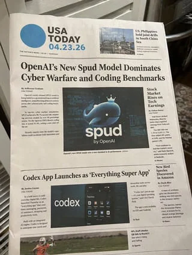 Example generated from “Photorealistic Newspaper Front Page”