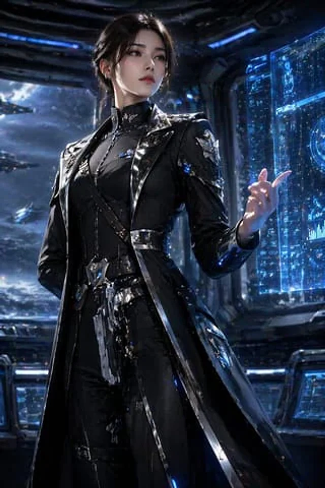 Example generated from “Sci-Fi Commander Portrait”