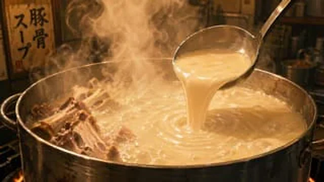 Example generated from “Anime Food: Tonkotsu Broth”
