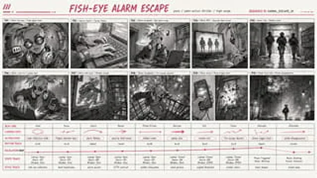 Example generated from “Cinematic Storyboard Project Card”