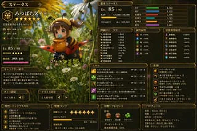 Example generated from “Japanese RPG Status Screen”