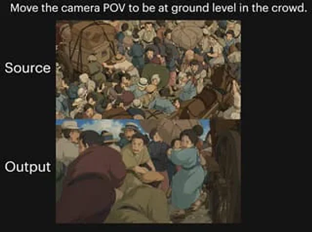 Example generated from “Anime Crowd Camera POV Comparison”