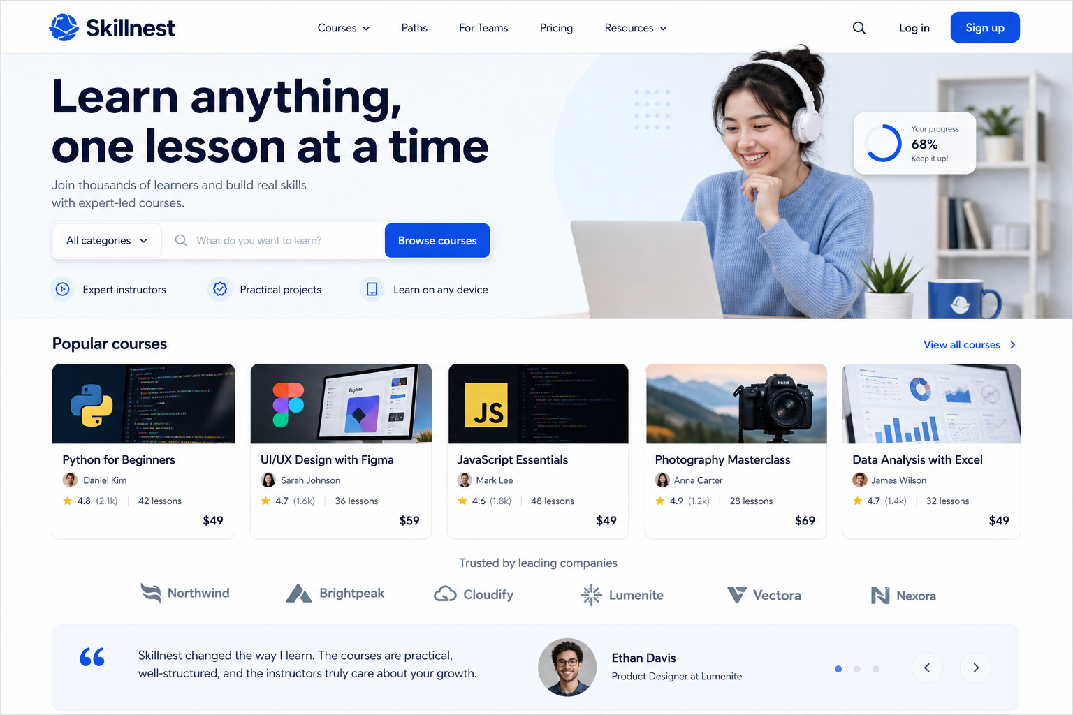 Example generated from “Design illustration · Online Course Platform Page — API Models · CC BY 4.0”