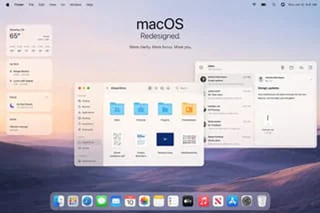 Example generated from “Apple macOS Redesign Promo Mockup”