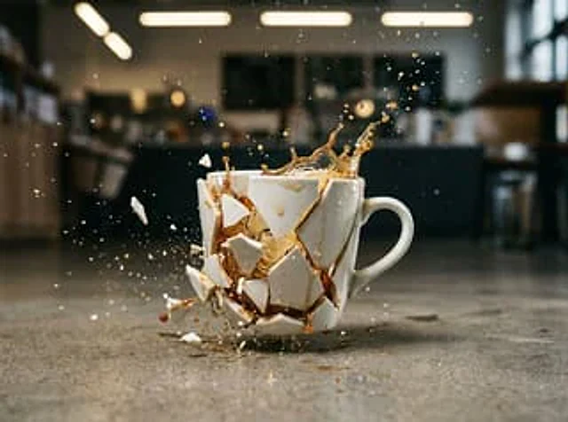 Example generated from “High-Speed Shattering Coffee Mug”