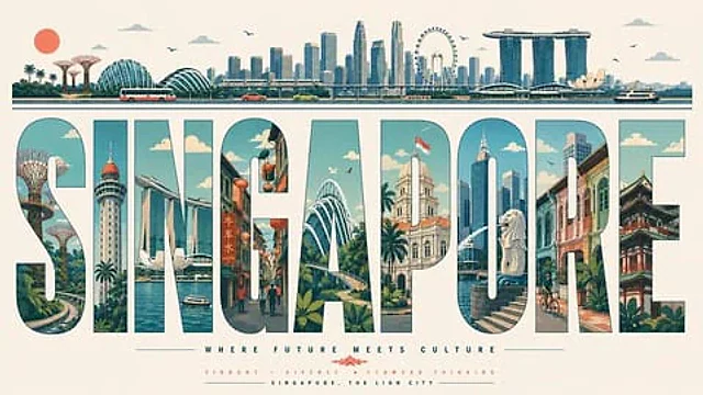 Example generated from “城市文字旅行海报”