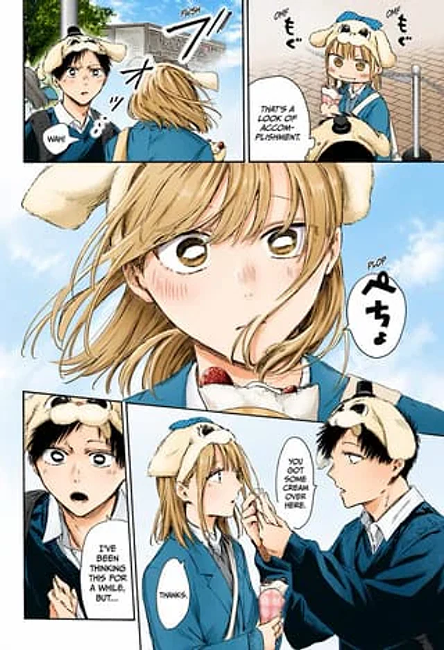 Example generated from “Colored Manga Romance Comedy Page”