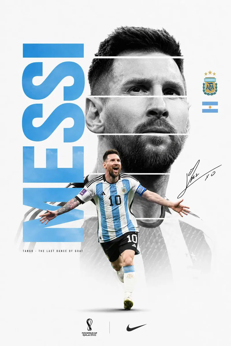 Example generated from “FIFA World Cup Minimalist Poster”