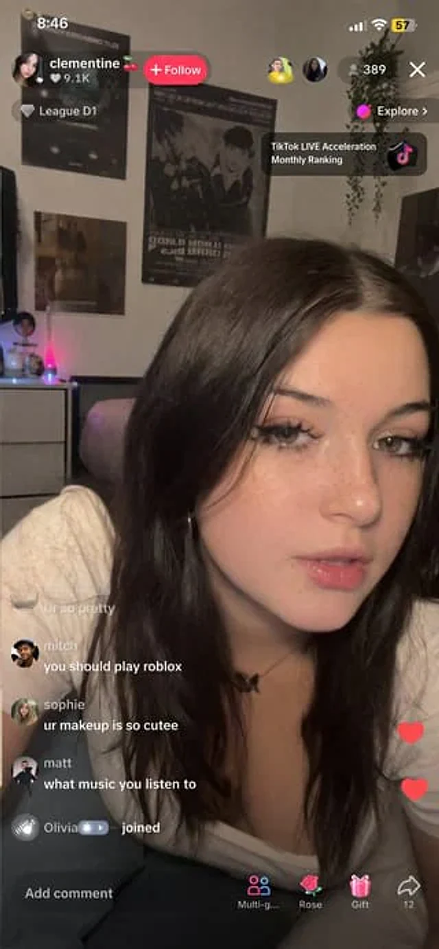 Example generated from “TikTok Streamer UGC Style Prompt”